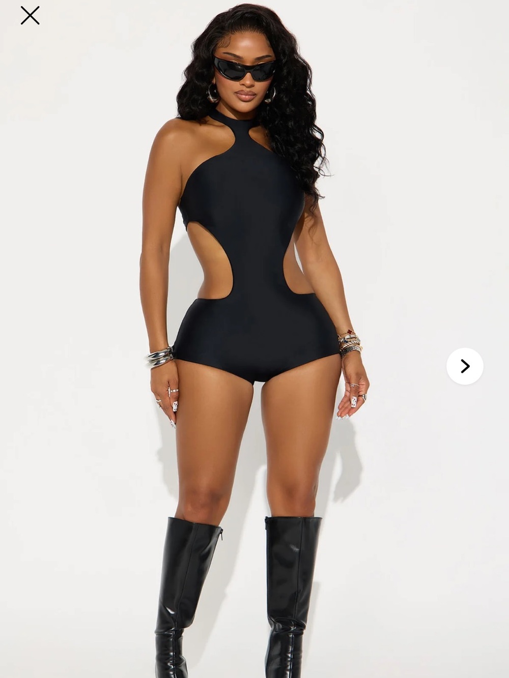 Fashion Nova Wrenna Form Double Lined Romper